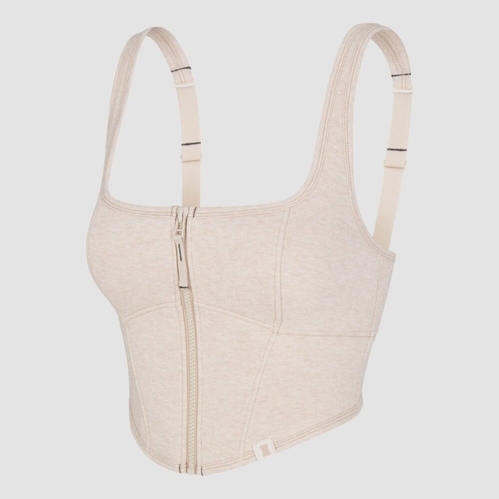 Cargo Fleece Bustier – Soft Structure Meets Street Style